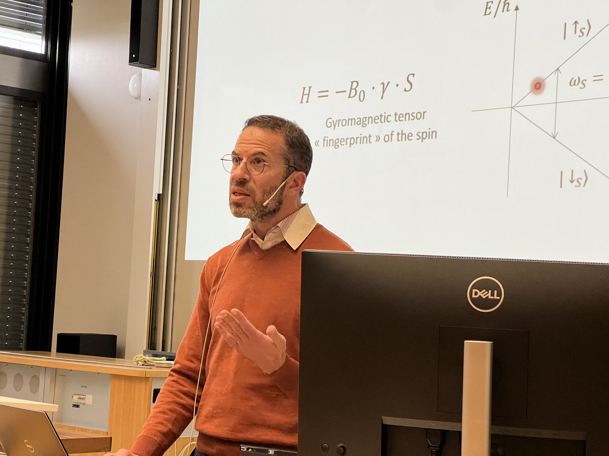 AndreasAtETH's tweet photo. It was great to have Patrice Bertet as the speaker for the first @ETH_physics colloquium of the year at @ETH_en. Great work on single spin detection with microwave single photon counters.
@ETHQuantumCntr @ETH #quantum https://t.co/vcCIcZUa6L