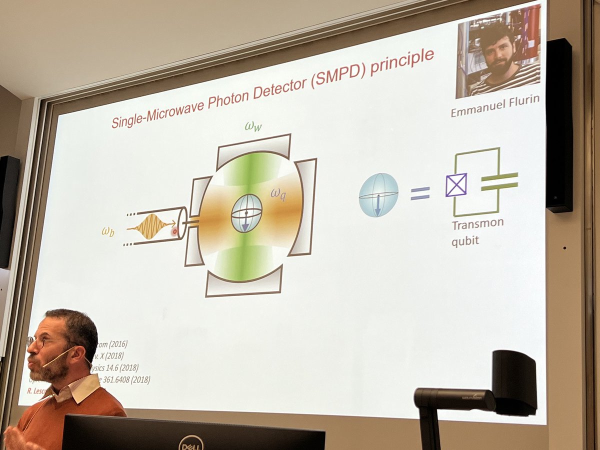 AndreasAtETH's tweet photo. It was great to have Patrice Bertet as the speaker for the first @ETH_physics colloquium of the year at @ETH_en. Great work on single spin detection with microwave single photon counters.
@ETHQuantumCntr @ETH #quantum https://t.co/vcCIcZUa6L