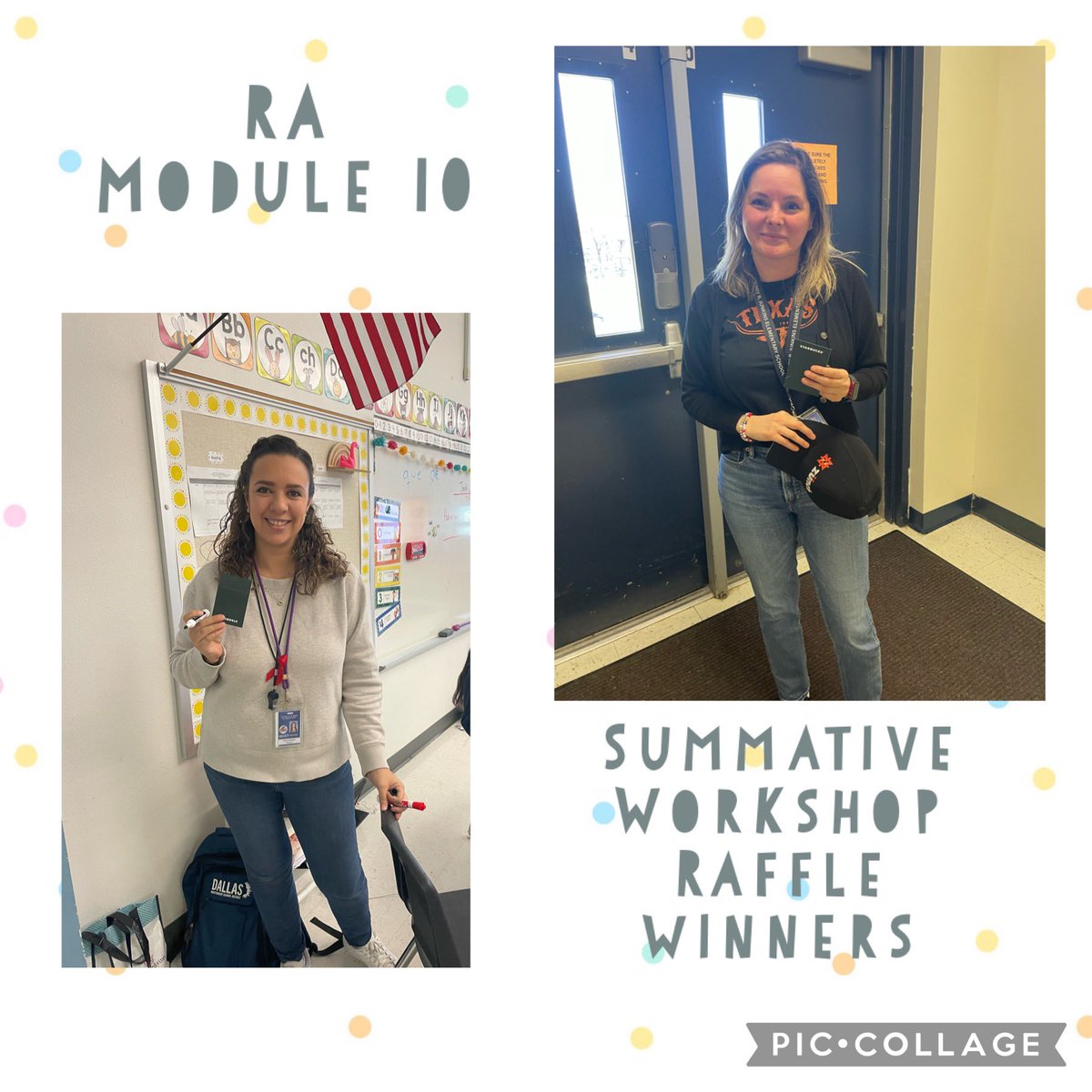 WillPerez (@earlylearnwill) on Twitter photo Congratulations to Ms. Shugert from Bush Elementary and Ms. Montemayor from Junkins Elementary for winning two of our Summative Workshop gift cards.
#AmazingLearners
#BL8Cohort
<a href="/ReadBIGDallas/">Dallas ISD Reading Academies</a> Congratulations to Ms. Shugert from Bush Elementary and Ms. Montemayor from Junkins Elementary for winning two of our Summative Workshop gift cards.
#AmazingLearners
#BL8Cohort
<a href="/ReadBIGDallas/">Dallas ISD Reading Academies</a>