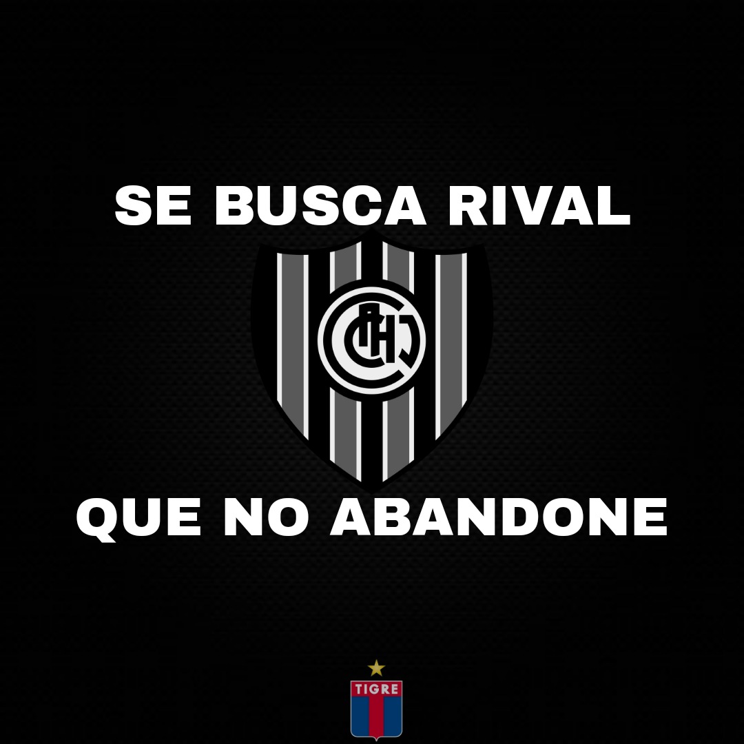 Leaballejo's tweet image. Se busca rival que no aBandone como Chacarita