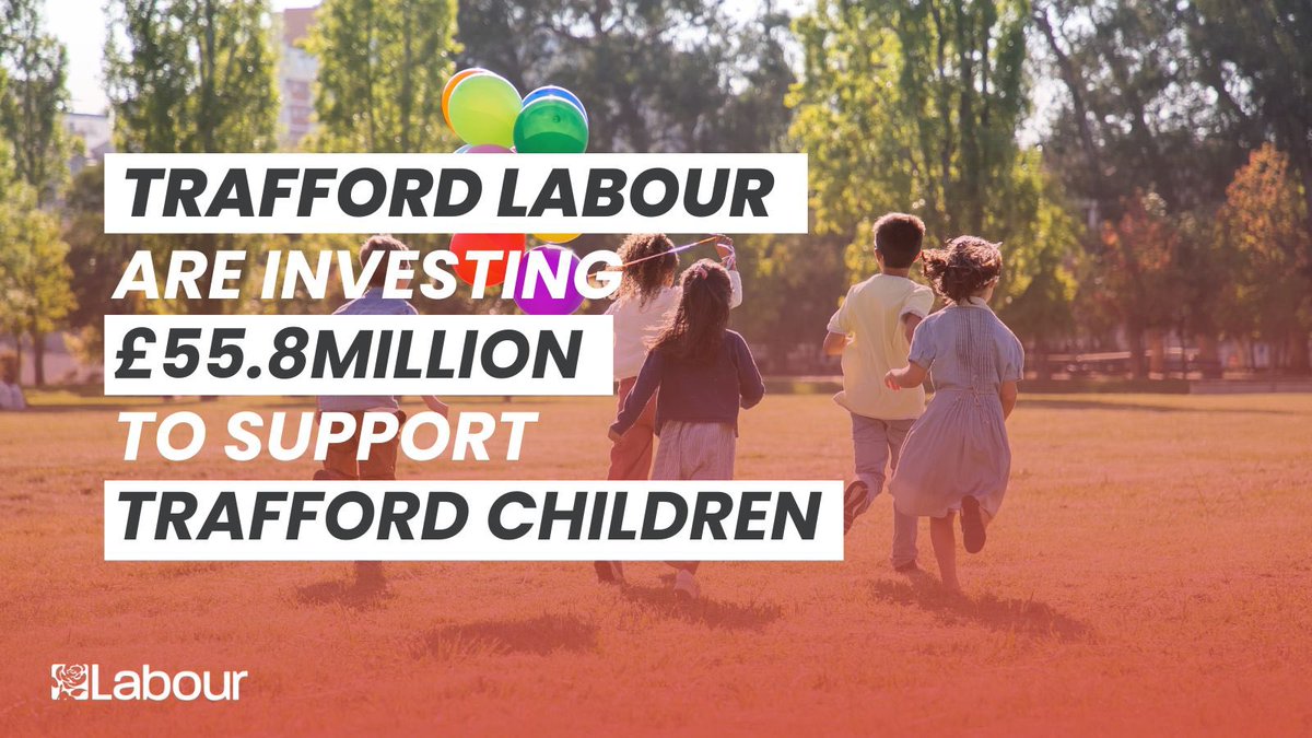 Despite the challenges forced on us by this Government since 2010. 🧵I’m proud @Trafford_Labour voted for: 1. £55m to support our children. Money to run children’s homes, provide youth service and support children with complex needs