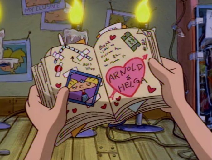Ever had an arch-enemy yet love interest 😾 #HeyArnold #HelgaPataki https://t.co/2eNKAeFOCh<a href="/tag/heyarnold"class="tags">#HeyArnold</a><a href="/tag/helgapataki"class="tags"><span>#helgapataki</span></a>