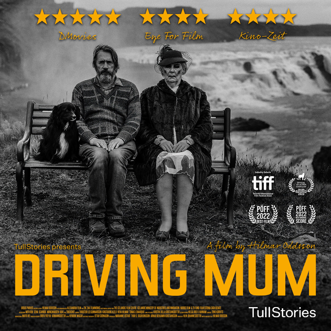 ★★★★★ “It excels in storytelling, photography, acting and – first and foremost – lyrical freedom…an instant classic.” Victor Fraga, DMovies Hilmar Oddsson's beautiful Icelandic odyssey DRIVING MUM: in cinemas & Curzon Home Cinema Friday 1st March. youtu.be/PEfxYdYDo64