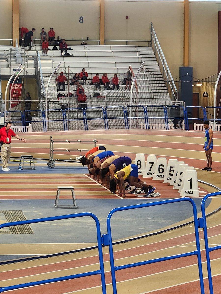 Derril Carr. The first MSU Male athlete to compete in an event at OVC Indoor in 16 years.
