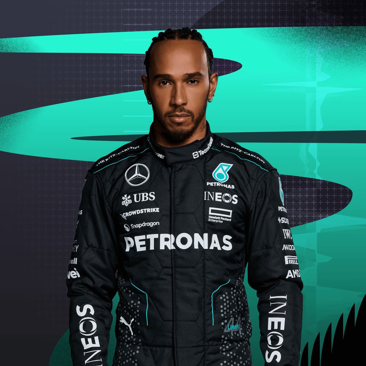 jairovargasf's tweet photo. Lewis Hamilton (7 Campeonatos del Mundo F1) correrá en 2024 su última temporada con Mercedes Benz, apartir de
 2025 correrá con la escudería Ferrari.@LewisHamilton #gbr @mercedesamgf1 @f1 #fansf1 😃🏆🎬🌎. https://t.co/Q5EuzuwVLR