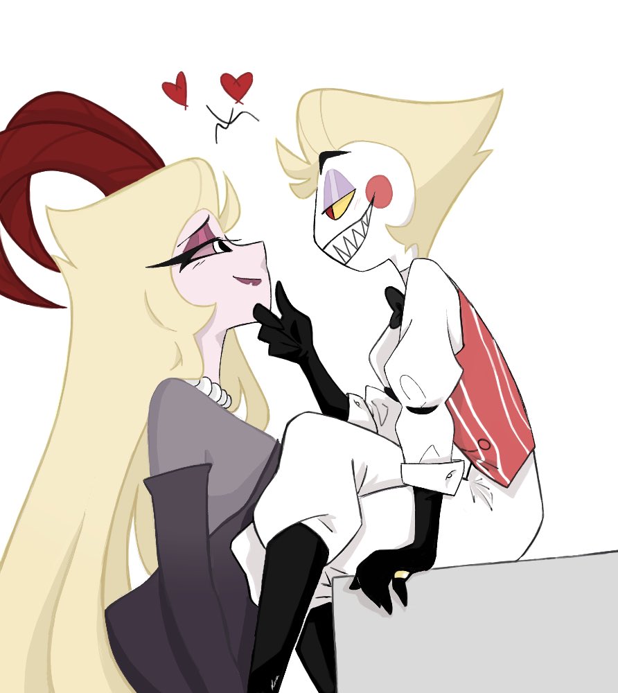 I add his pretty horns 🫶🏻🫶🏻

#HazbinHotel #HazbinHotelLilith #HazbinHotelLucifer #HazbinHotelFanart