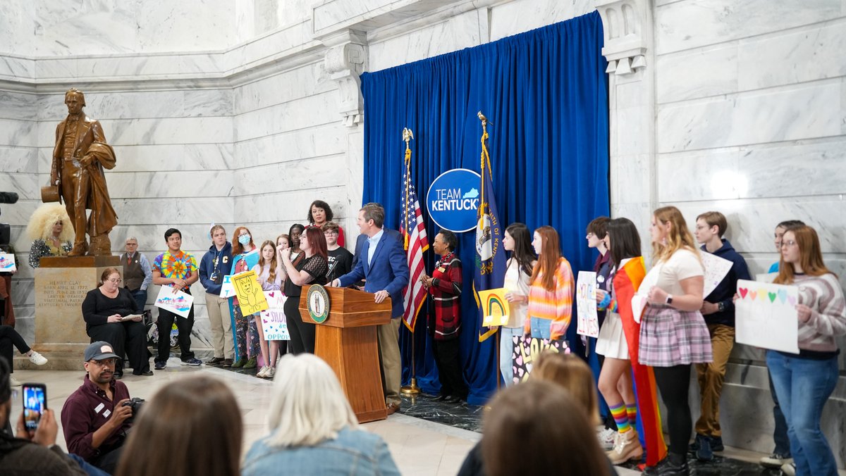 My faith teaches me that everyone is a child of God, deserving of love. 

As the first Governor in Kentucky's history to join the Statewide Fairness Rally four years ago, I'm proud to stand with the <a href="/FairnessCamp/">Fairness Campaign</a> again today to support our LGBTQ+ community.