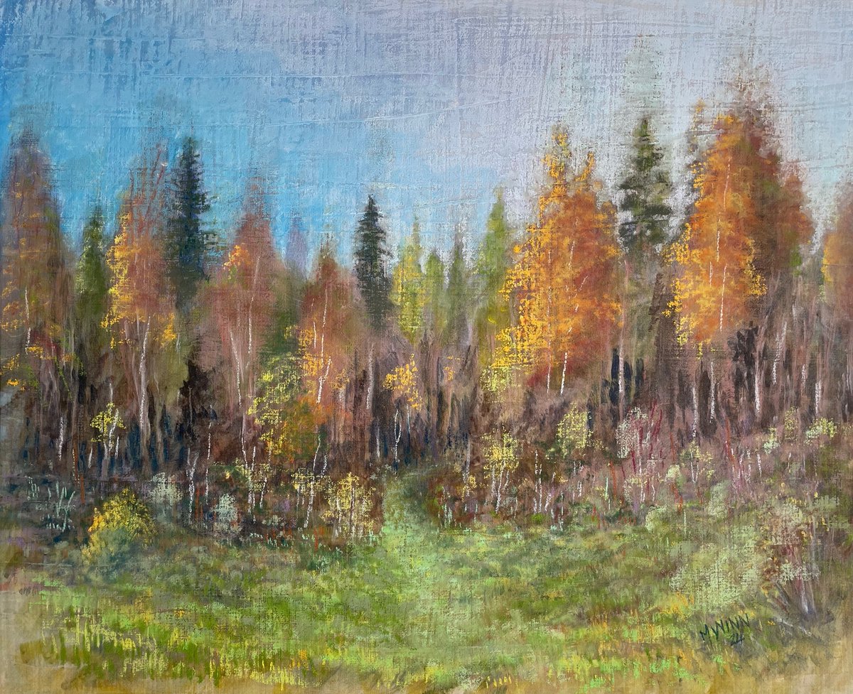 UPOSTED's tweet photo. Available - Path through the Forrest, Pastels on Canvas 50x40 cm by Murray Winn https://t.co/UKx9aE4V0c https://t.co/CODbmZRql0