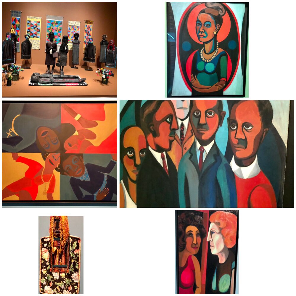 reedsa's tweet photo. I celebrated #Blackhistorymonth2024, and viewed  #FaithRinggold artwork at #MuseumofContemporaryArtChicago.  It was awesome!   Amazing reflection about our past. https://t.co/SmQdjqWNgS