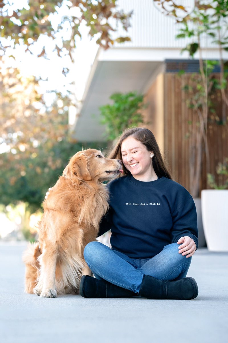 dog_rates's tweet photo. This is Fresno. He's here to remind you we have cozy crewneck sweatshirts, available now in black, bone, and navy. Says these long-sleeved favorites are perfect for an extra layer on a brisk morning dog walk. 13/10 pick yours up at the link below!

https://t.co/BzuJqR32Kk https://t.co/zfgIQotrhO