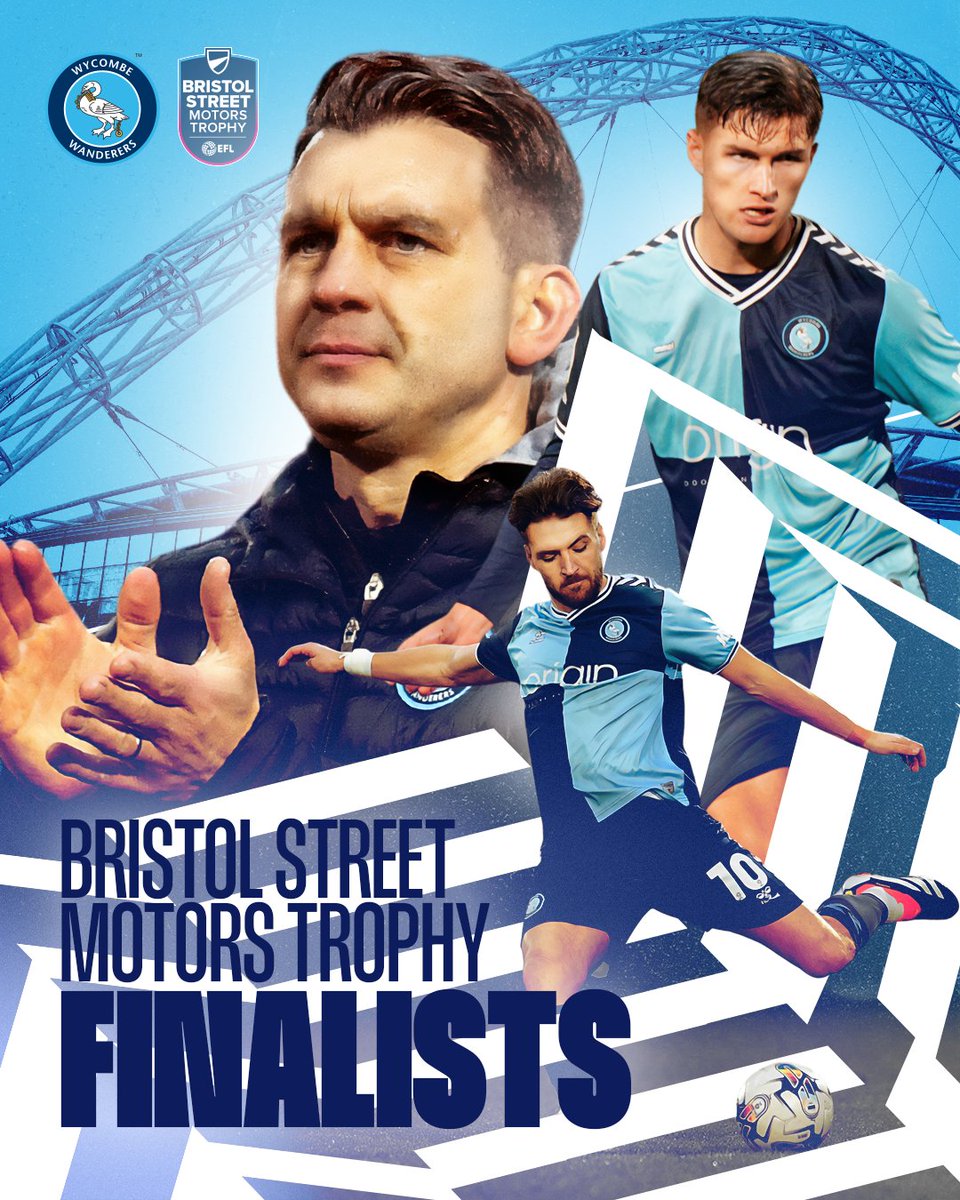 A first ever @BSM_Trophy Final for <a href="/wwfcofficial/">Wycombe Wanderers</a>.

<a href="/theposh/">Peterborough United</a> await under the arch on 7 April 🏆

#EFL | #BristolStreetMotorsTrophy