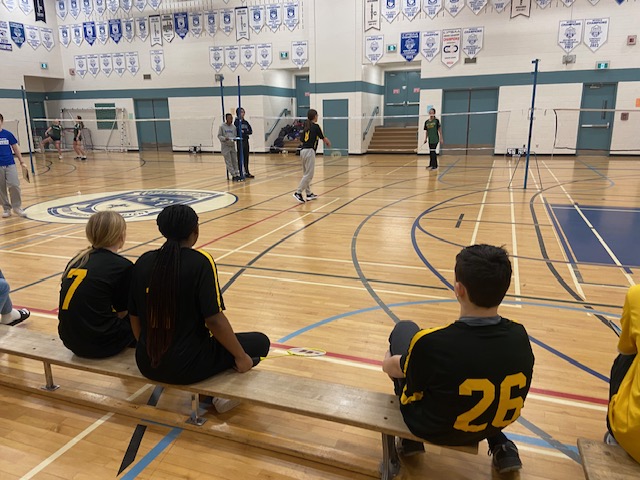 The 7/8 Tigers badminton team had a great day on the court at our tournament today! You played hard and represented the school well, congrats! <a href="/StMatthewOCSB/">St. Matthew High School</a> <a href="/CapoOttawa/">Philip Capobianco</a> <a href="/ErinBerthelot1/">Erin Berthelot (she/her)</a>