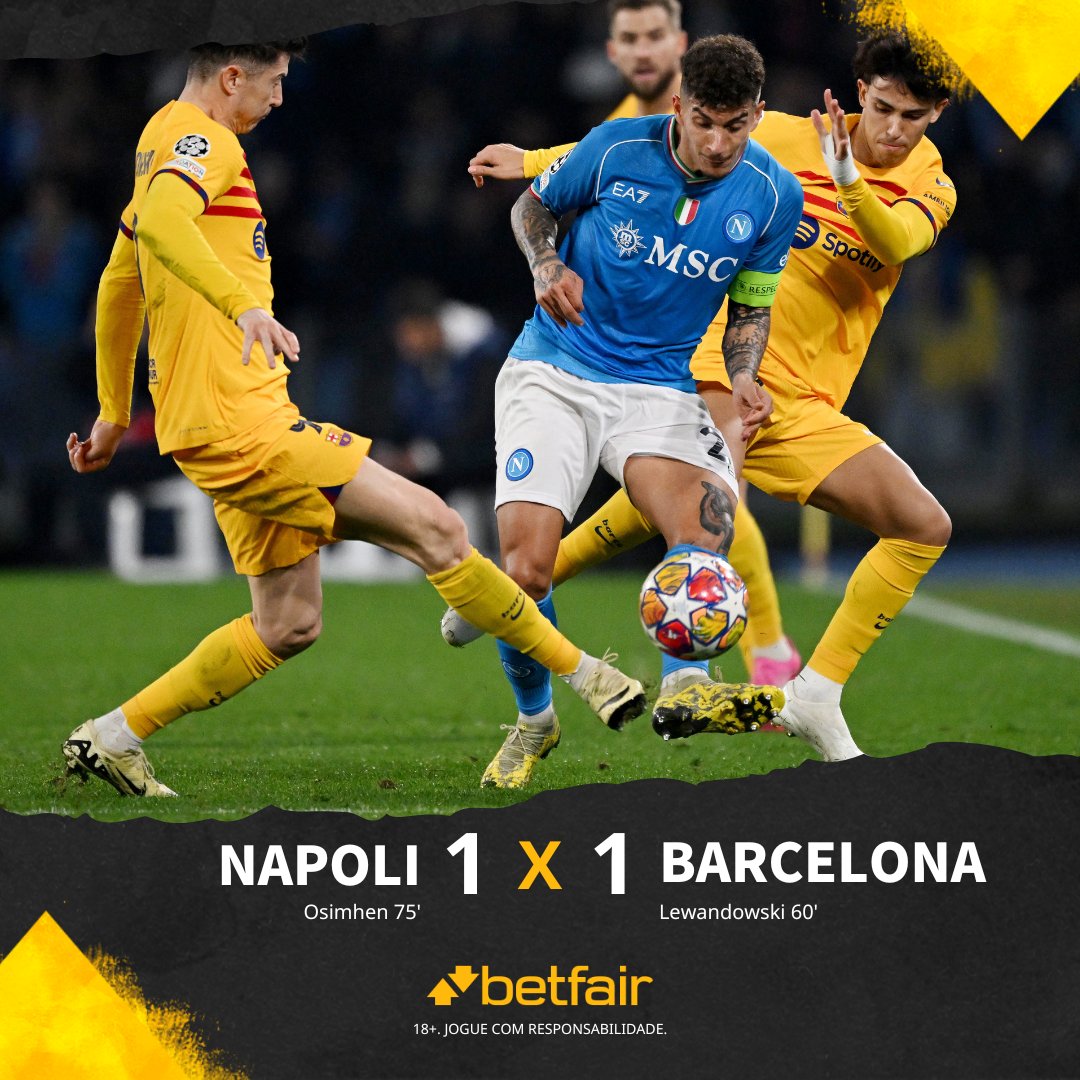 Betfair_Brasil's tweet photo. Fim dos jogos de ida das oitavas de final da Champions League! 👏
O Porto venceu o Arsenal por 1x0 com um GOLAÇO de Galeno no último minuto! Enquanto Napoli e Barcelona ficaram no 1x1⚽️
#UCL #ChampionsLeague #FCPARS #PortovsArsenal #NAPFCB #NapoliBarça https://t.co/PmYX4ZnA7c