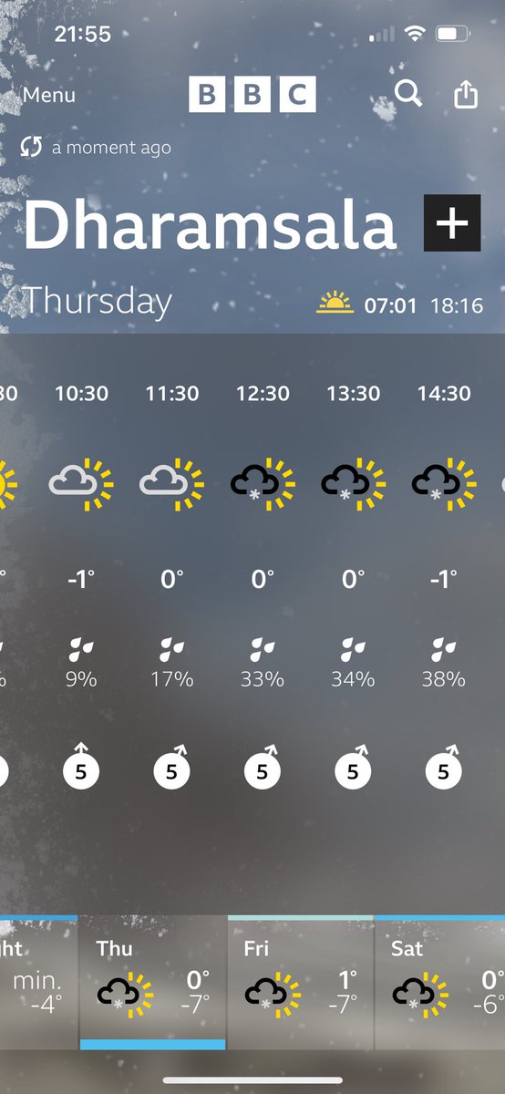 Question for Indian cricket fans… what’s the deal with a test match in Dharamsala? What is the likelihood of play. As things stand, they will be bringing hot water bottles & a teapot out with the drinks. #INDvENG #India #dharamsala