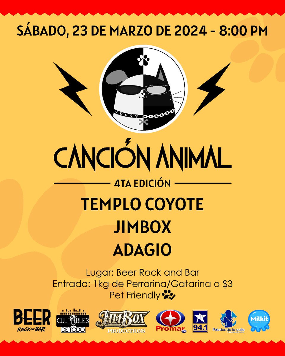 Vayan, colaboren y disfruten excepcional música

#Barquisimeto #canciónanimal