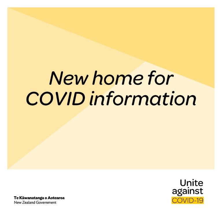 COVID information has a new home. You can now find COVID advice and information here: info.health.nz/COVID-19 Our last weekly update will be on 26 February 2024. From then on, we will no longer be actively posting on our channels, but will keep an eye out for any questions.