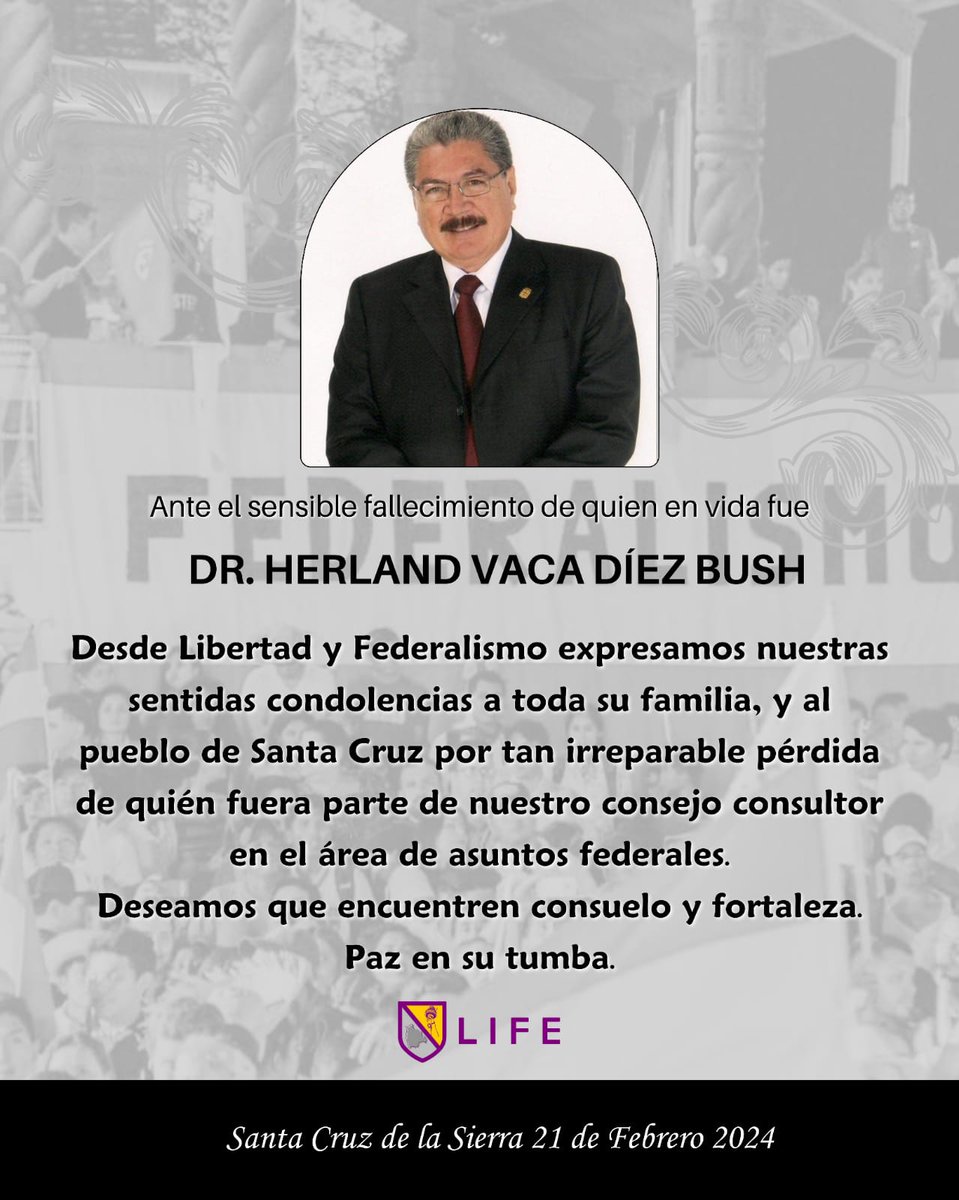 Q. E. P. D. <a href="/vdb_herland/">Herland Vaca Diez Busch</a>
