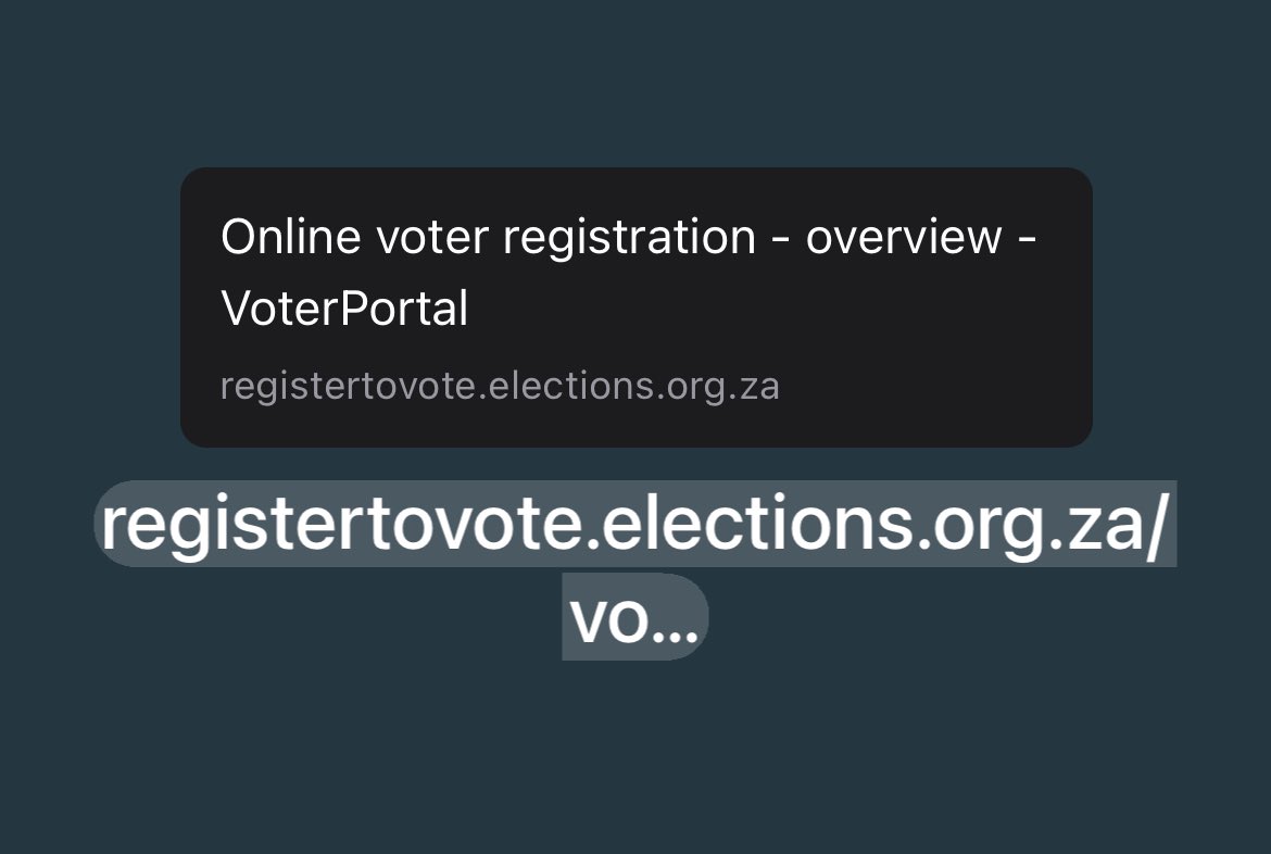 NotKangCon's tweet image. Let us raise awareness, share a screenshot of you encouraging others to register to vote!! ❤️ 

29th of May | #Election2024 | #BudgetSpeech2024 |