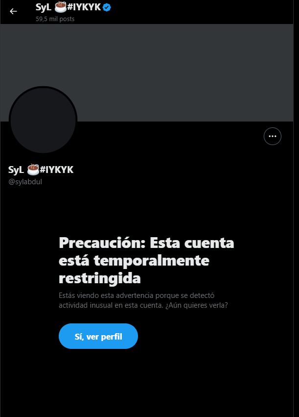 ovandoster's tweet photo. Que simpático que a @sylabdul le sucediera lo mismo que mi el mismo día. Que curioso. Esta red anda muy simpática últimamente.
#freesylabdul https://t.co/cU2v2Mbcp6