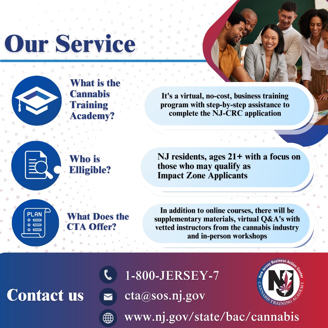 TheNJCTA's tweet photo. @NewJerseyCRC Head to the link in our bio and sign up for our listserv to receive timely, relevant, information regarding the launch of our Academy. The Academy will be available and accessible to all New Jersey residents ages 21+. https://t.co/dtcff1Ijbe