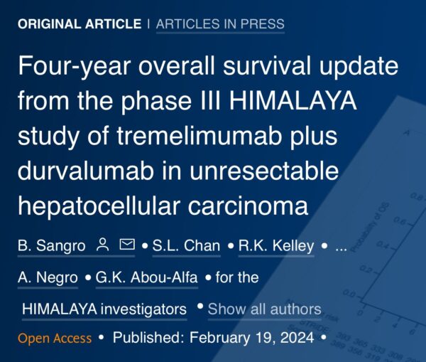 Tremelimumab plus durvalumab (STRIDE) in HCC-HIMALAYA update - @Erman_Akkus 
oncodaily.com/36392.html

#AnkaraUniversity #Cancer #Durvalumab #ESMO #HCC #HepatocellularCarcinoma #OncoDaily #Oncology #Sorafenib