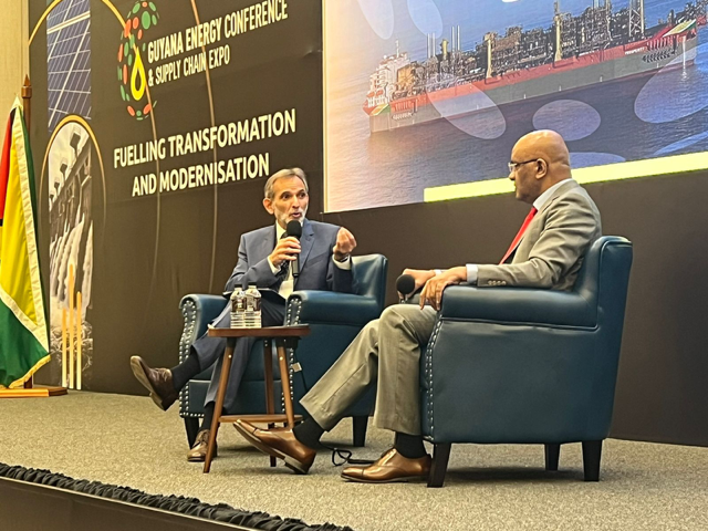 At Guyana Energy Conference I discuss with VP Bharat Jagdeo how Guyana becomes one of the world’s top incremental oil producers, stabilizing global oil markets, while delivering negative CO2 emissions through zero deforestation and phasing out coal.