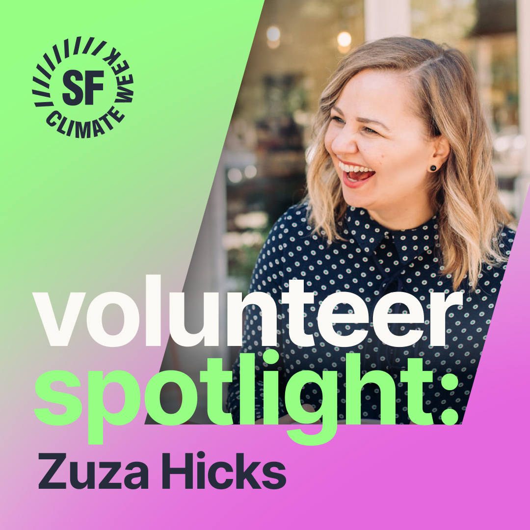 📣 Meet the incredible volunteer team behind SFCW! In today’s spotlight, we have Zuza Hicks, the brilliant brand designer behind SF Climate Week’s distinctive brand. 🌿 Zuza is a Sacramento-based brand designer who loves working with passion and purpose-driven brands. She