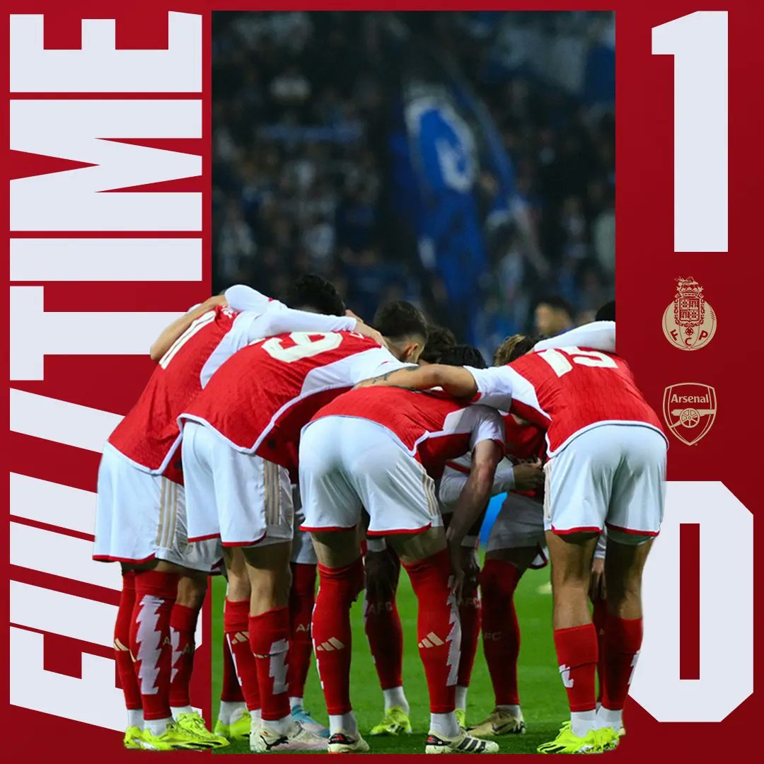 ArsenalRwanda's tweet image. Hard night at Estãdio Do Dragão 

It was not the result we wanted but we will bounce back pretty quickly 💪 

#COYG #UCL #PORARS