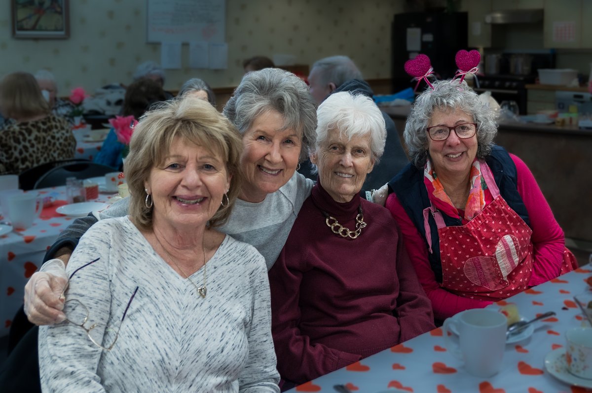 townofdudley's tweet image. It was a full house for the Valentine's Day Tea at the Dudley Senior Center Wednesday. A one-week weather delay did nothing to dampen the spirits of the group who enjoyed quiche, deserts, lots of good cheer and of course...tea.