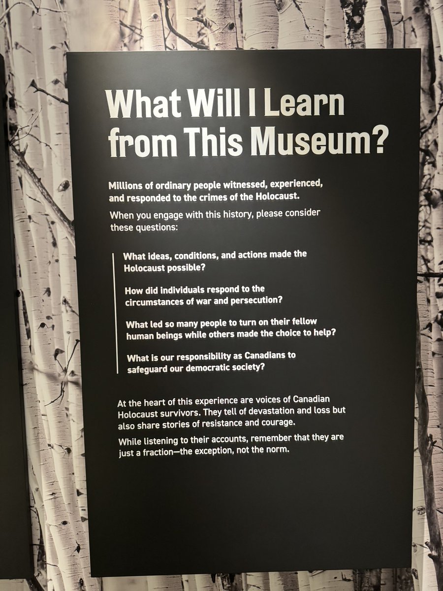 Thankful for the support in teaching the Gr. 6 curriculum: CDN government response to the Holocaust and Experiences and contributions of Jewish communities and the impact of antisemitism on these communities @facinghistory and @thethmuseum @tdsb A powerful day of learning.