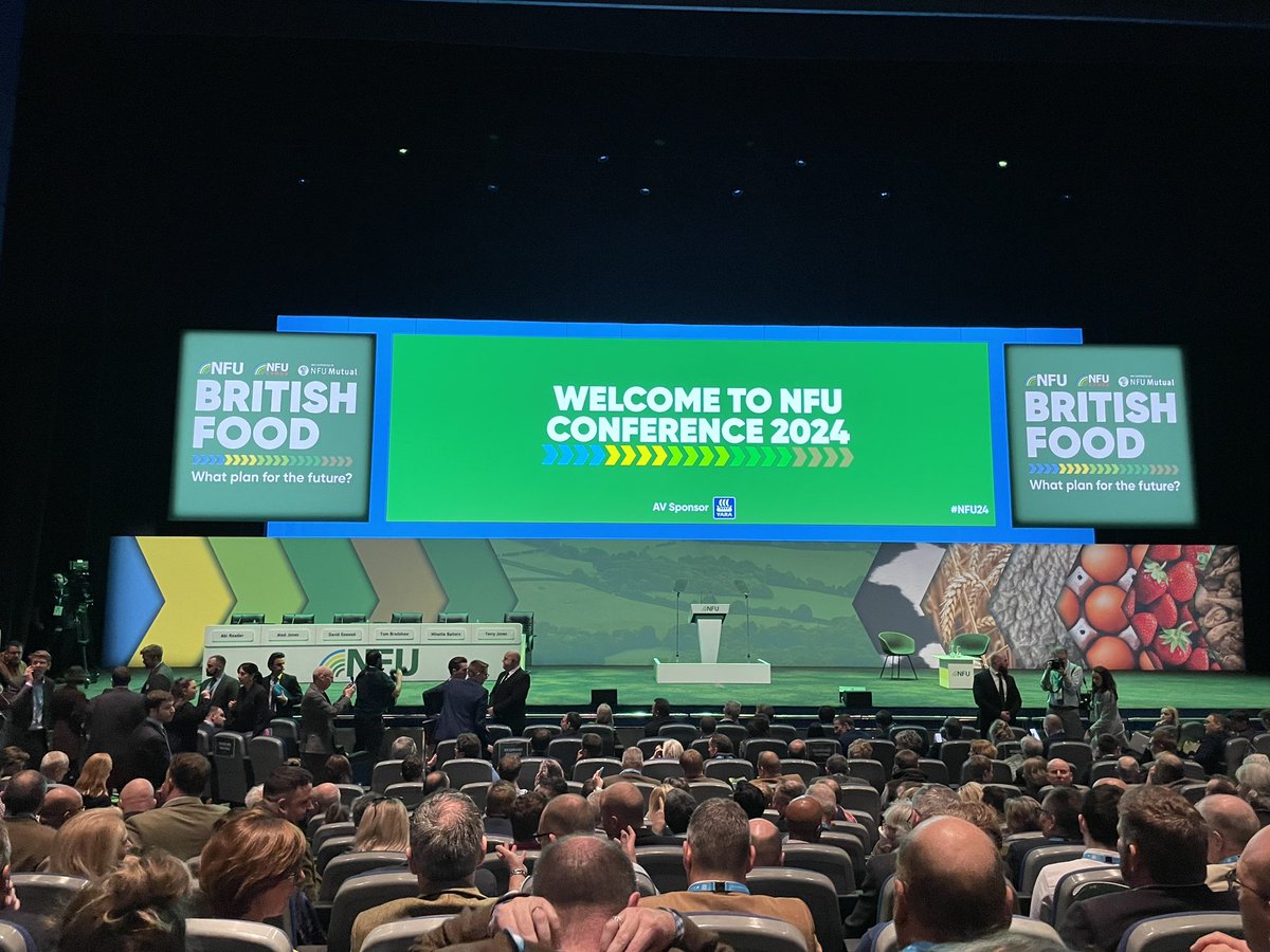 Joe Bramall 🐄 (@joebramall) on Twitter photo A number of challenges facing 🇬🇧 farmers at the moment, but meeting so many dedicated people at #NFU24 makes me confident that we have a positive future 💪🏼
Great to listen to such inspiring speakers too <a href="/Jack_A_Bobo/">Jack Bobo</a>, <a href="/Nigelrefowens/">Nigel Owens MBE</a> and of course <a href="/Minette_Batters/">minette batters</a> 😎 A number of challenges facing 🇬🇧 farmers at the moment, but meeting so many dedicated people at #NFU24 makes me confident that we have a positive future 💪🏼
Great to listen to such inspiring speakers too <a href="/Jack_A_Bobo/">Jack Bobo</a>, <a href="/Nigelrefowens/">Nigel Owens MBE</a> and of course <a href="/Minette_Batters/">minette batters</a> 😎
