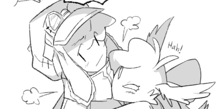 Henry actually doesn't like being touched much (and can be grumpy about it), but Elizabeth is the only exception due to their friendship. 

It may seem reluctant, but he cares about her a lot

who knows if the silly bird is aware of that 