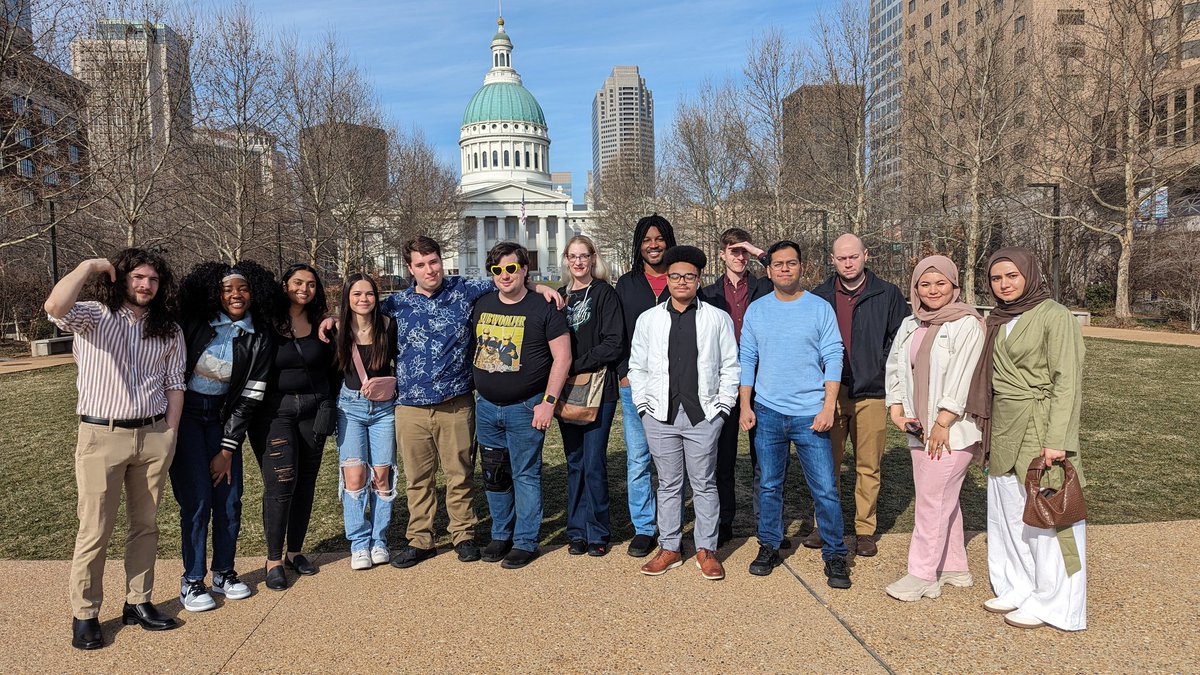 JCCCModelUN's tweet image. JCCC ModelUN in St. Louis for the Mid West ModelUN Conference 2024. @JCCCtweet @CoLabJCCC @JCCCStudentLife @Cross4JCCC