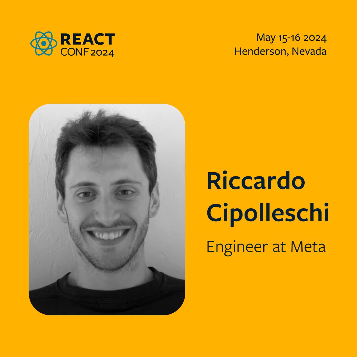 React (@reactjs) on Twitter photo Our latest React Conf 2024 speaker is Riccardo Cipolleschi (<a href="/CipolleschiR/">Riccardo Cipolleschi</a>) who will be sharing his insights on React Native! Our latest React Conf 2024 speaker is Riccardo Cipolleschi (<a href="/CipolleschiR/">Riccardo Cipolleschi</a>) who will be sharing his insights on React Native!