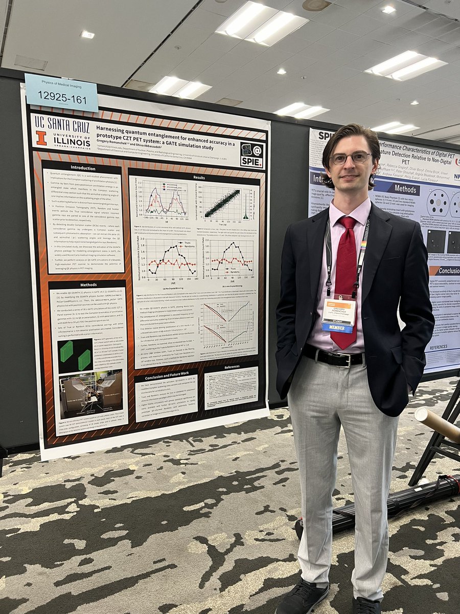 SHivaAbbaszadeh's tweet image. First step in using quantum entanglement in PET, stop by to talk to  Greg in today poster session #spie @SPIEtweets