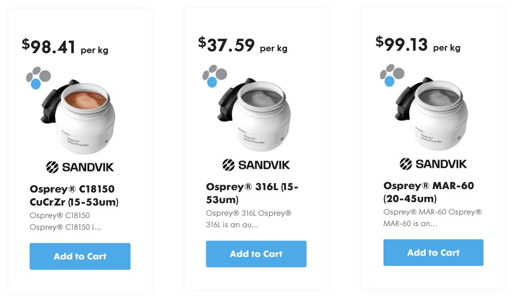 Sandvik is an industry-leading producer of fine metal powders with 160 yrs of expertise.

KBM is excited to partner with <a href="/SandvikGroup/">Sandvik</a> to increase accessibility &amp; satisfy the marketplace’s increasing demand for Osprey® #metalpowders!

See what's in stock: rb.gy/jkgsc5