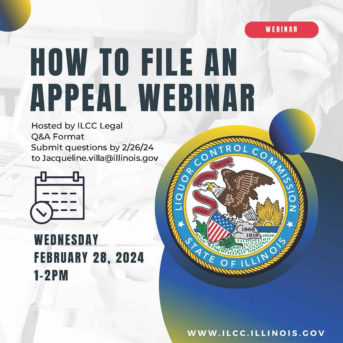 Our Legal team will be hosting a webinar to go over the appeals process. Questions that have been submitted via email, will be answered first. Questions will not be answered if they pertain to any pending appeal, specific retailer(s), or any other topic not relating to appeals.