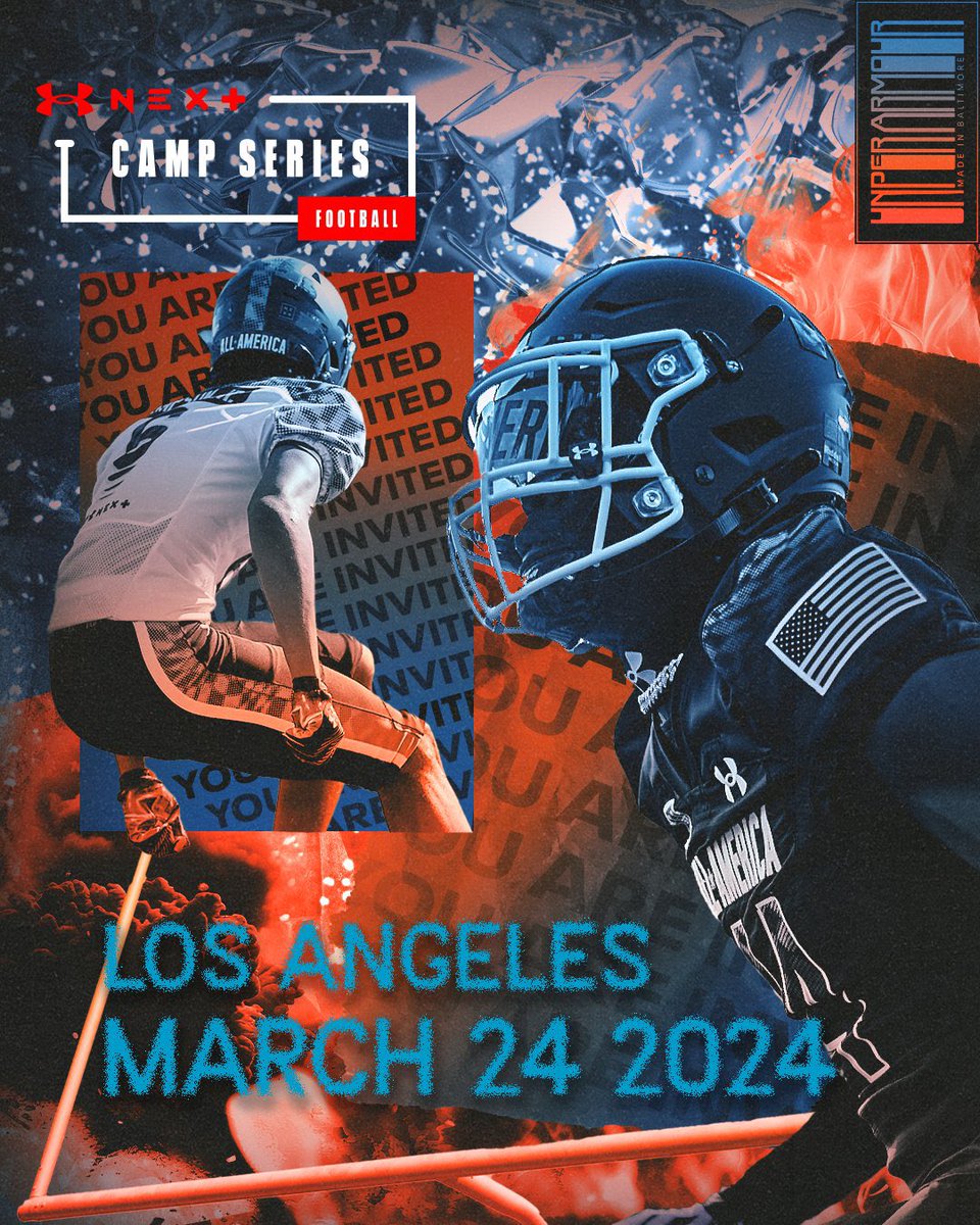 Blessed to Receive a Invite to the Under Armor Camp in SoCal! Grateful to be able to Go out and Compete. @TheUCReport @CraigHaubert @DemetricDWarren @TomLuginbill @Serra__Football @LMBPINKY @CoachPlycon @BrandonHuffman