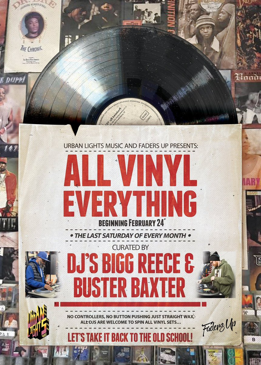 Timothy H. Wilson (@theurbanlight) on Twitter photo This Saturday we live w/ “all Vinyl everything” <a href="/theurbanlight/">Timothy H. Wilson</a> curated by <a href="/bigreecedachamp/">Reece Wooten</a> <a href="/djbusterbaxter/">DJ Buster Baxter</a> ALL WAX, ALL NEEDLES, ALL TURNTABLES NO BUTTONS! 🔌 in! 🆙🎚️ This Saturday we live w/ “all Vinyl everything” <a href="/theurbanlight/">Timothy H. Wilson</a> curated by <a href="/bigreecedachamp/">Reece Wooten</a> <a href="/djbusterbaxter/">DJ Buster Baxter</a> ALL WAX, ALL NEEDLES, ALL TURNTABLES NO BUTTONS! 🔌 in! 🆙🎚️