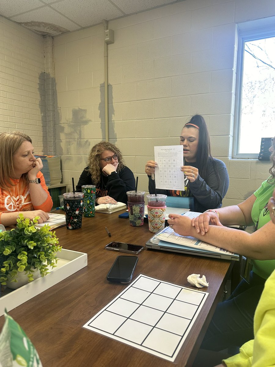 ChristineGindle's tweet photo. Learning great things during our PLCs from our math intervention specialists. https://t.co/rrIU7n1YJV