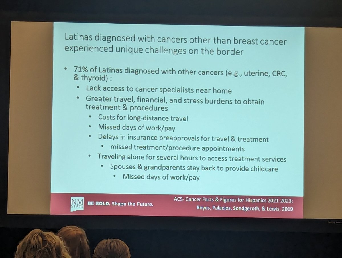 #LatinoCancer2024 Dr. Rebecca Palacios bringing a much-need focus on cancer disparities for Latinas living along the US-Mexico border. @LatinxOncology