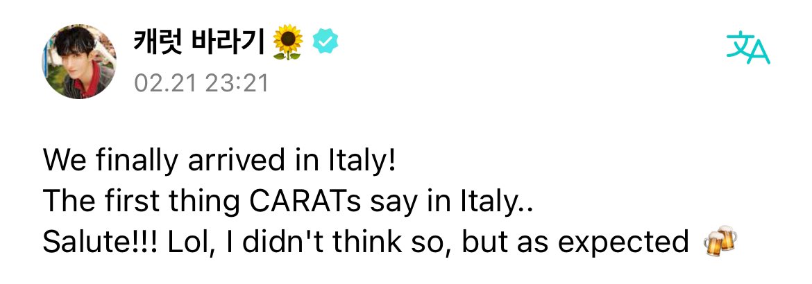 mparadoxx_'s tweet photo. mr salute is back in Italy ❤️
Welcome back in Milan Dokyeom https://t.co/6NV5jJgbdn