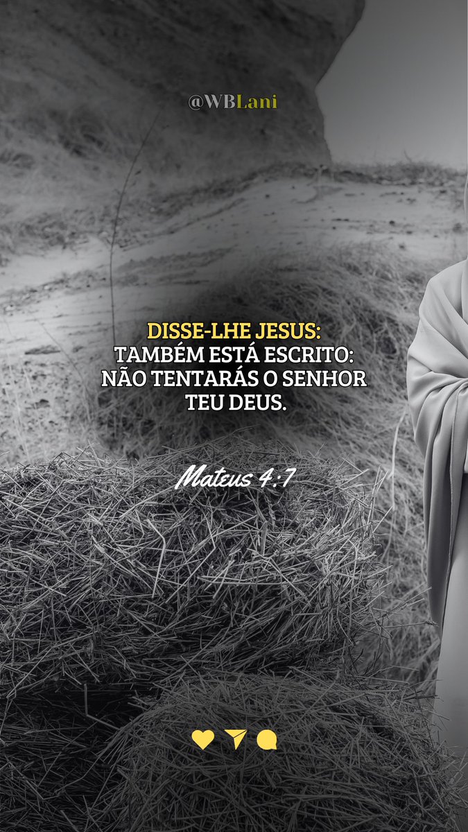 Mateus 4:7...

#Jesus #Bible #Nao #tentar #Deus #deserto #Trend ###