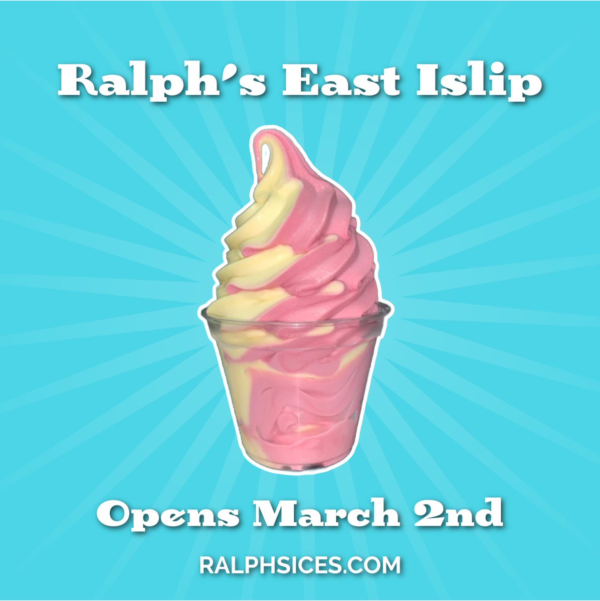 RalphsFamous's tweet photo. Show East Islip some love! β€οΈ They are opening soon!! @ei_ralphs
.
.
#ralphsices #ralphsfamous #longisland #eastislip #italianices #openingday https://t.co/QxXqNH9slI