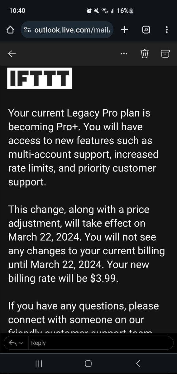 RIP IFTTT tweet media