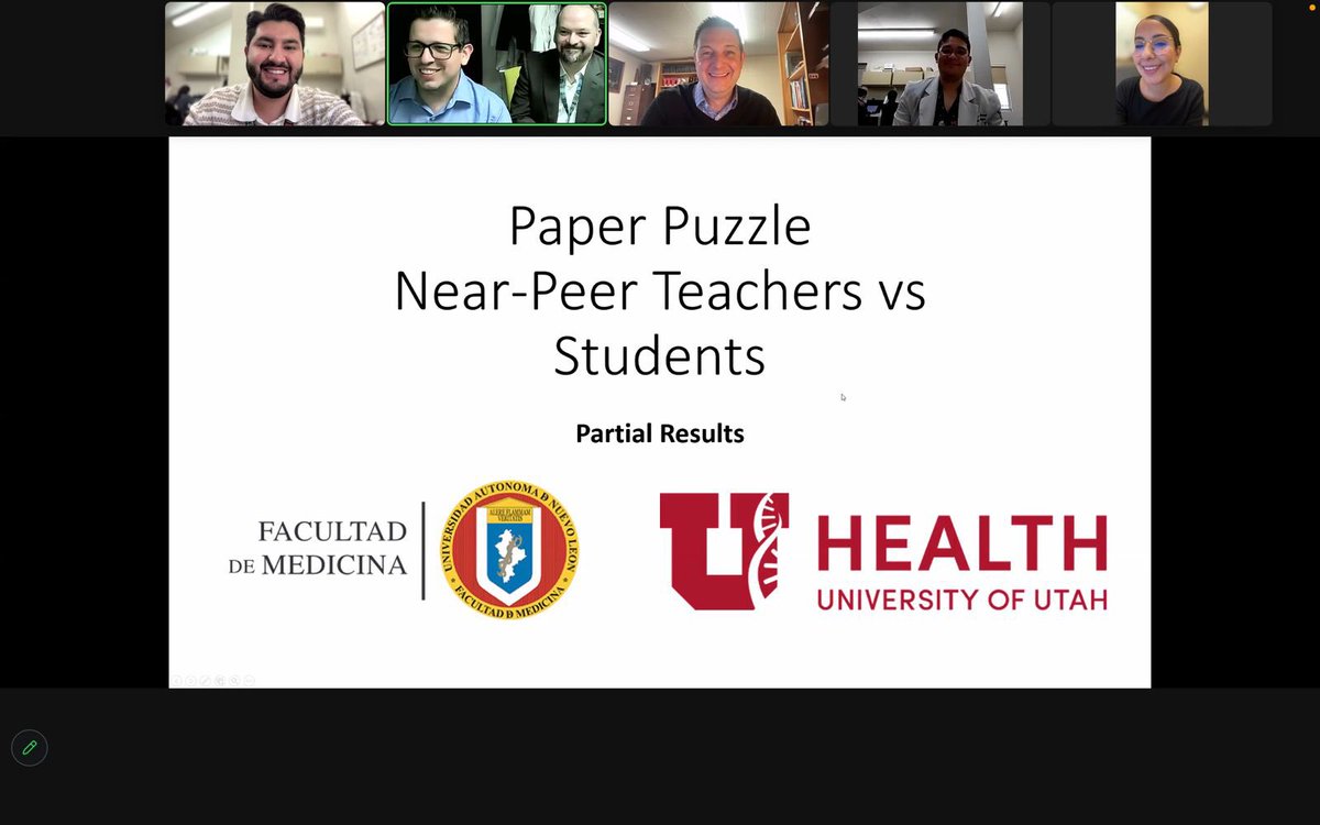 Today we had another meeting with our colleague <a href="/davidmorton23/">David Morton</a> in our project "Paper Puzzles" lead by Ricardo Tello from <a href="/gia_uanl/">Anatomy Research Group</a> to discuss partial results in this year-long educational study.