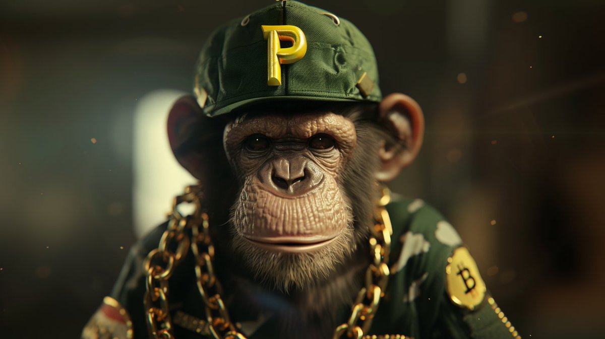 Ever wondered what General #PONKE would look like in real life? 🐒✨ Imagine a photorealistic monkey, donning a helmet with a letter 'P', leading the #PONKEArmy into the realms of crypto glory. A true sight to behold! 🚀👑 #CryptoHumor #LeaderOfThePack #BTC #HODLstrong