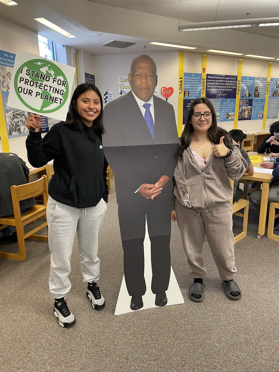 John R. Lewis High School Library tweet media