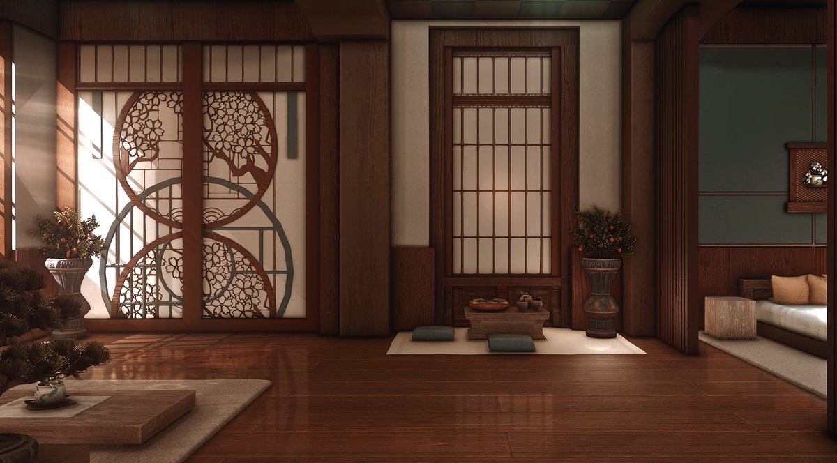 "Kurumi" [M] 🍵🌿🎍

#daenylovehousing #FF14Housing #FF14ハウジング #FF14 #hgxiv #FFXIV