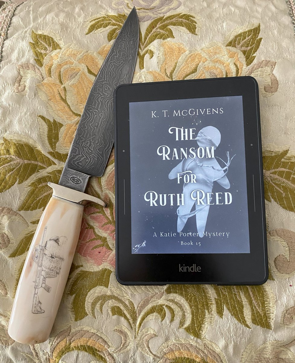 This has been a hectic week. So I started to read a cozy set in 1947, a time when the pace was slower - The Ransom for Ruth Reed by K. T. McGivens. When Ruth's car is found abandoned, a tire shot, and blood inside, Katie fears her friend was kidnapped.

#cosymystery @KMcgivens